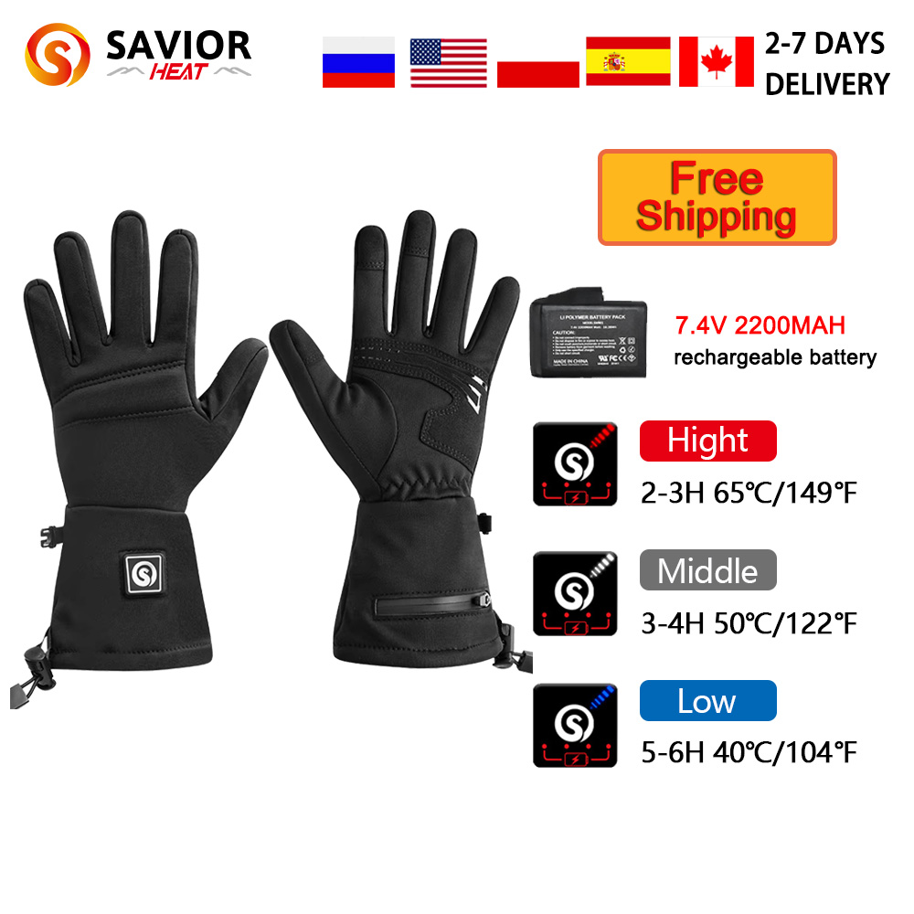 Touch Screen Gloves - Snow Deer S18 Guanti riscaldati invernali