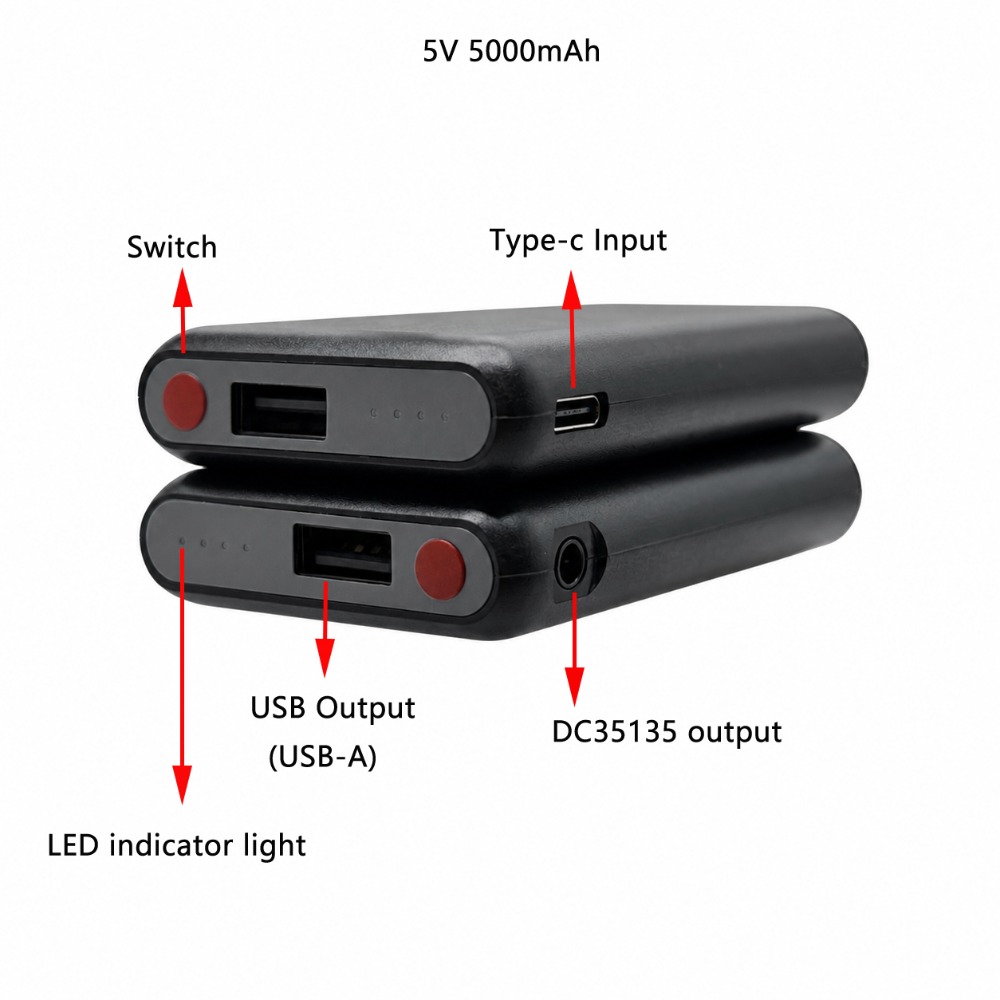 Guanti riscaldati da 5 V 5000  - Heated Vest Battery recensione e prezzo