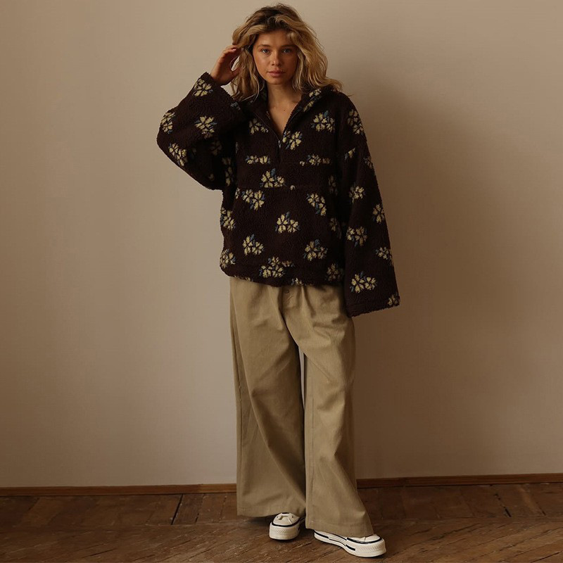 Felpa con cappuccio oversize d - Sherpa Hoodie Fleece recensione e prezzo